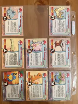 1999 Pokemon Topps Lot (53) Foil & Non Holo Mixed Conditions Blue, Black & Green - Image 3