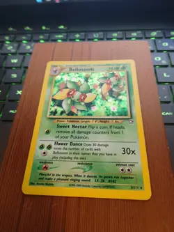 Bellossom 3/111 - Pokemon Neo Genesis Holo Rare Card - WOTC Vintage TCG VLP/NM - Image 2