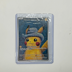 Pokemon x Van Gogh BSP 085 Pikachu With Grey Felt Hat SEALED PROMO - Image 3
