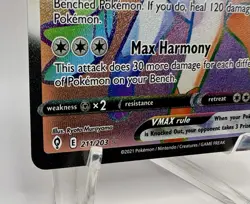 Pokemon Sylveon VMAX SWSH07 Evolving Skies Secret Rare Holo 211/203 310HP - Image 5