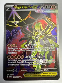 Mega Zygarde ex 104/088 - Full Art Ultra Rare - Pokemon TCG: Perfect Order - NM - Image 1