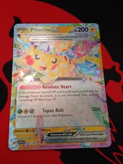 Pikachu ex 057/191 Double Rare Surging Sparks Pokemon Near Mint - Image 1