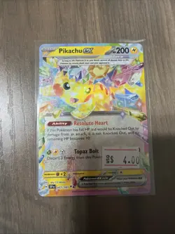 Pikachu ex 057/191 Surging Sparks Holo Double Rare Pokemon NM-MT - Image 1