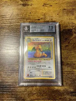 Pokemon 1997 Mystery of The Fossil Japanese Dragonite Holo #149 - Image 1