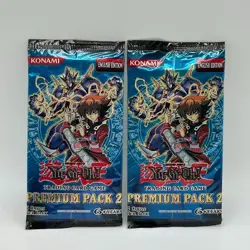 2x Yugioh TCG! SEALED Premium Pack 2 Booster Packs PP02 - FRESH From a New BOX! - Image 1