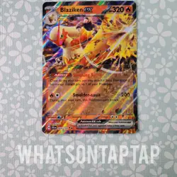 Pokemon Card Blaziken Ex 024/159 Ultra Rare Scarlet Violet Journey Together LP - Image 1