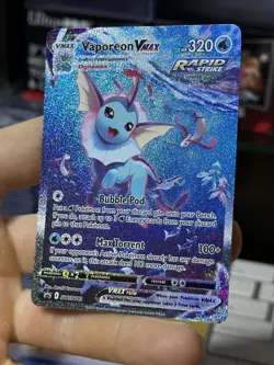 Vaporeon VMAX SWSH182 Black Star Promo 2021 Pokemon Card TCG - Image 4