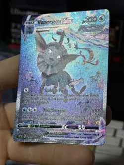 Vaporeon VMAX SWSH182 Black Star Promo 2021 Pokemon Card TCG - Image 5
