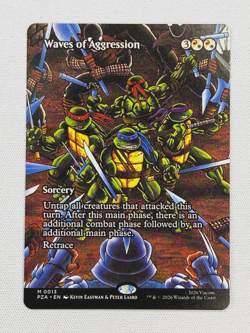 Waves of Aggression (Borderless) Teenage Mutant Ninja Turtles Source Material... - Image 1