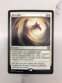 Retether MTG Magic the Gathering Card NM Near Mint Wilds Eldraine WOC - Image 1