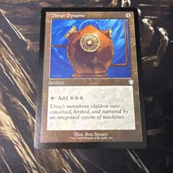 MTG Thran Dynamo Retro Frame Brothers War Magic The Gathering TCG - Image 1