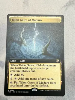 Talon Gates of Madara Extended Art Modern Horizons 3 Rare Land 82 MTG NM - Image 1