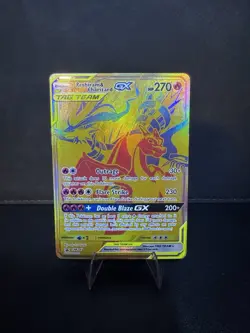 Pokemon TCG Reshiram & Charizard GX Sun And Moon Promo SM247 NM/MINT - Image 1