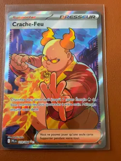 Carte Pokemon Crache Feu 119/094 ME02 Flammes Fantasmagoriques PFL VF NM - Image 1