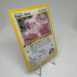 Pokemon Koga's Ditto 1st Edition Holo Gym Challenge 10/132 Unplayed Near Mint NM - Image 2