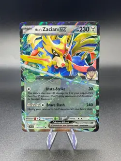 Pokemon TCG - Hop's Zacian ex - Journey Together Holo Double Rare 111/159 - Image 1