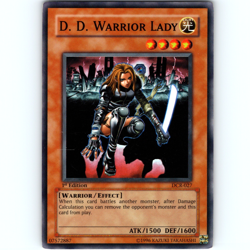 Yugioh D.D. Warrior Lady DCR-027 1st Edition Super Rare Holo - LP 💎 - Image 1