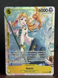 LOT of 4 - Nami EB03-053 One Piece CG Extra Booster Heroines Edition SR (MINT) - Image 3