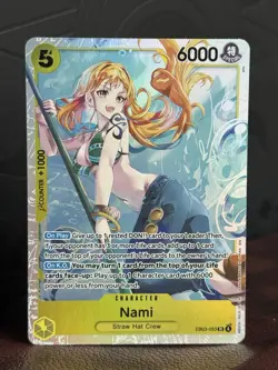 LOT of 4 - Nami EB03-053 One Piece CG Extra Booster Heroines Edition SR (MINT) - Image 5