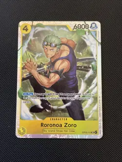 ONE PIECE Roronoa Zoro OP15-113 SR Adventure on Kami’s Island ENG - Image 1