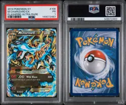 Pokemon Card M Charizard EX 108/106 Flashfire PSA 1 - Image 3