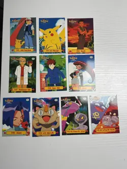 Pokemon Topps TV Lot Of 10 Vintage Pokemon Cards - Image 1