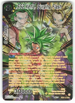SS2 Kefla, Surging Flash BT23-127 SPR Dragon Ball Super Card - Image 1