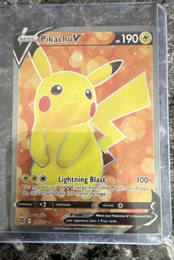 Pikachu V SWSH063 SWSH: Sword & Shield Promo Cards Holo - Image 1