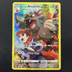 Pokemon TCG Hisuian Arcanine Holo Card Lost Origin Trainer Gallery, TG08/TG30 - Image 1