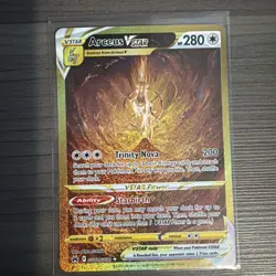 Arceus VSTAR GG70/GG70 Pokemon TCG Crown Zenith Holo Card Secret Rare Gold - Image 1