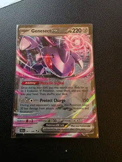 Genesect ex 067/086 Double Rare Black Bolt Pokemon TCG Near Mint - Image 1