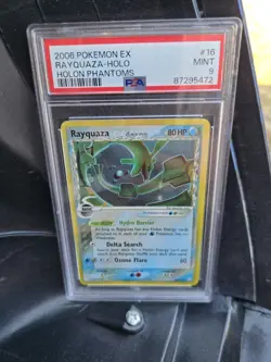 2006 Pokemon Ex Holon Phantoms #16 Rayquaza-Holo PSA 9 - Image 1