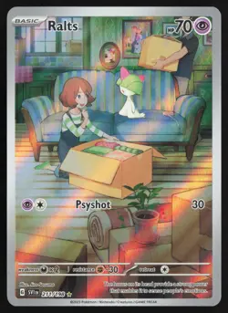 Ralts 211/198 Illustration Rare Scarlet & Violet Pokemon Near Mint - Image 1