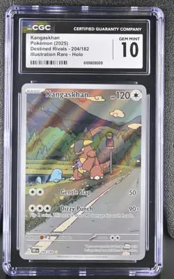 CGC 10 - Kangaskhan 204/182 Illustration Rare - Pokemon Destined Rivals DRI EN - Image 1