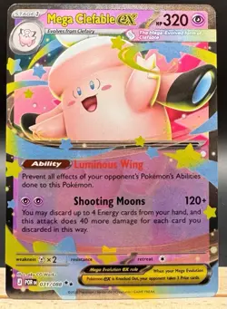 Mega Clefable ex 031/088 Double Rare Perfect Order Pokemon TCG NM - Image 1