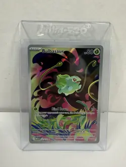 Pokemon Bulbasaur 133/132 Mega Evolutions Illustration Rare - Image 1
