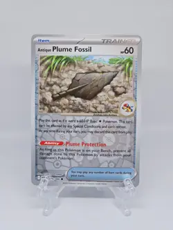 079/086 ANTIQUE PLUME FOSSIL | TRAINER REVERSE HOLO | WHITE FLARE POKEMON CARD - Image 1