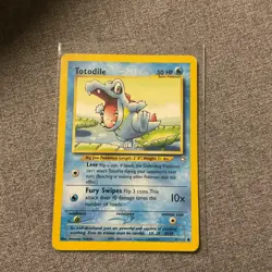 Totodile 81/111 Neo Genesis Common Pokemon Card - Image 1