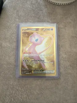 Pokemon Mew EX Hyper Rare TCG Card 205/165 Scarlet & Violet 151 Series - Image 1