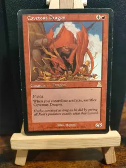 Covetous Dragon - Urza's Destiny - Rare - Played (see pics) - MTG - Image 1