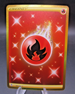 Pokemon | Fire Energy | Fusion Strike 284/264 Secret Rare Golden - Image 1