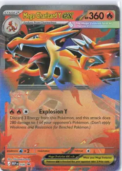 Mega Charizard Y EX 030 Holo Promo Pokemon TCG Ascended Heroes BRAND NEW! - Image 1