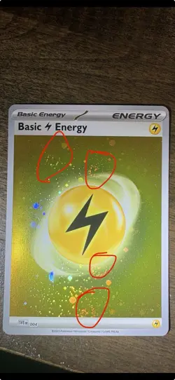 Pokemon Scarlet & Violet 151 Basic Lightning Energy 004 Cosmos Holo 4 Swirls🔥 - Image 1