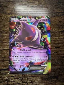 Pokemon TCG XY - Phantom Forces #34/119 Gengar EX NM - Image 1