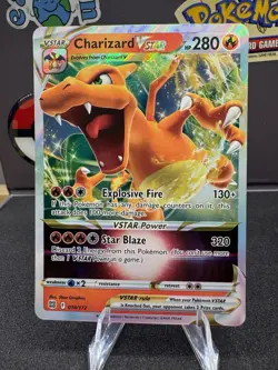 Charizard VSTAR 018/172 SWSH09: Brilliant Stars Ultra Rare 2022 Pokemon Full Art - Image 1
