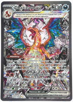 Pokemon Charizard ex Obsidian Flames 223/197 Special Illustration Rare TCG - Image 1
