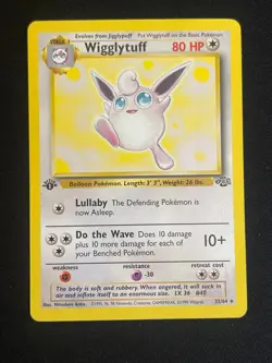 Pokemon Wigglytuff (32) Rare Jungle 32/64 NM - Image 1