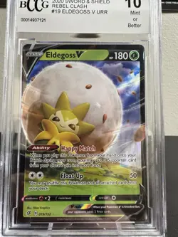 Eldegoss V 2020 Pokemon Sword & Shield Rebel Clash 19/192 BCCG 10 Mint - Image 3