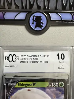 Eldegoss V 2020 Pokemon Sword & Shield Rebel Clash 19/192 BCCG 10 Mint - Image 4