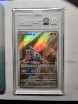 Pokemon Paldean Fates Mimikyu #75 Pokemon Center ETB Promo - TAG 10 - Image 1